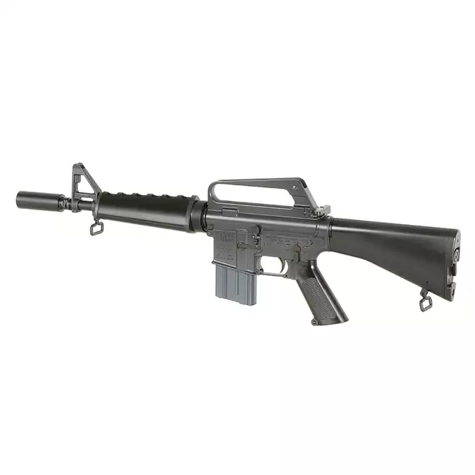 [Zestaw] Gazowa Replika Karabinka Colt 607/GX-5857 - Black [EMG] + Single Point Airsoft Red Dot - OEG [JJ Airsoft]