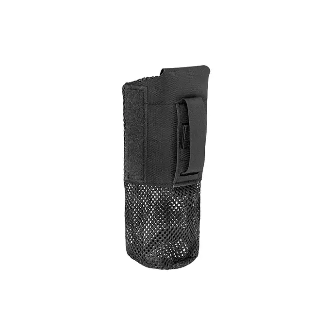 Foldable Bottle Pouch, dual mounting system, Laser Cut - Black [8FIELDS]