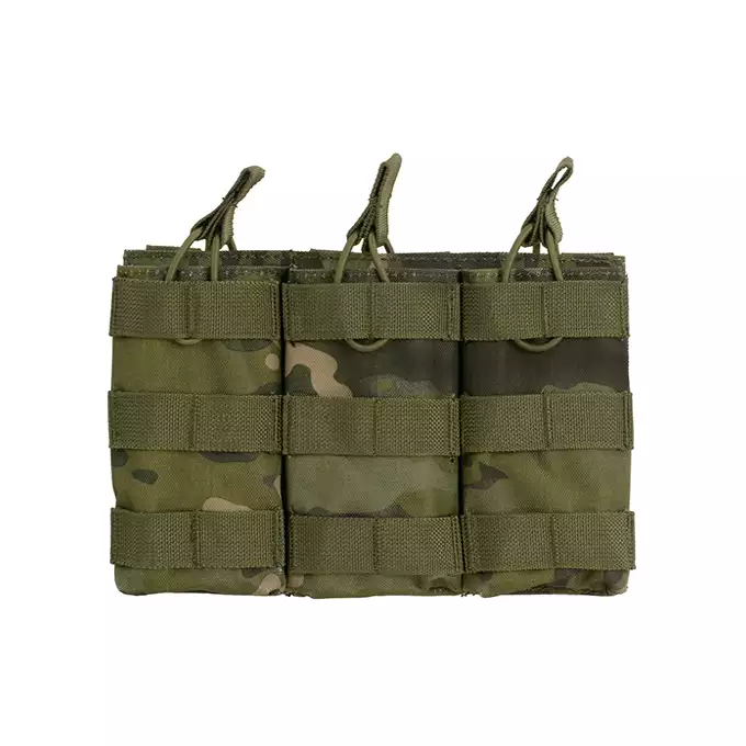 [Zestaw] Prosty Plate Carrier z atrapami miękkich wkładów balistycznych - MT [8FIELDS] + Otwarta potrójna ładownica na magazynki 5.56 - MT [8FIELDS] + Laser Cut Lower Accessory Utility Pocket with Shockcords for Tourniquet - MT [8FIELDS]