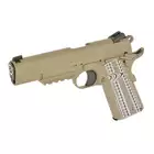 [Zestaw] Licencjonowana replika pistoletu Colt M45A1 Combat Unit - TAN [Army Armament] + Magazynek na Green Gaz do R48 [Army Armament]