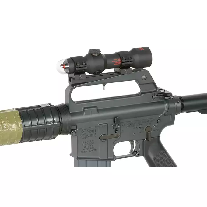 [Zestaw] Gazowa Replika Karabinka Colt 610/XM177E2 - Black [EMG] + Single Point Airsoft Red Dot - OEG [JJ Airsoft]