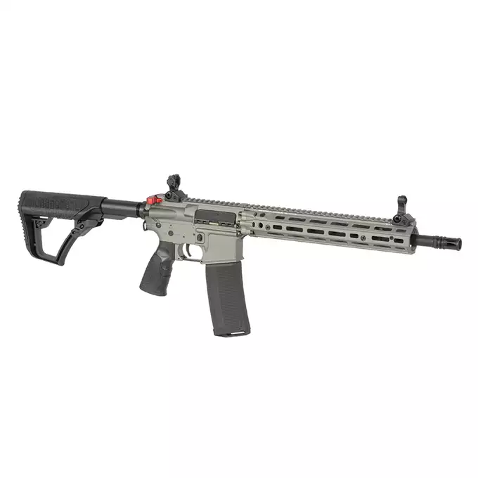 [Zestaw] Replika Daniel Defense M4A1 RIII 14.5" Eshooter ETU, GEN-2 - Grey [EMG] + Ładowarka V3+ do akumulatorów LiPo/LiFe [IPower] + AKUMULATOR AIRSOFTOWY 25C 800MAH 3S1P 11.1V LIPO GENS ACE G-TECH T-PLUG