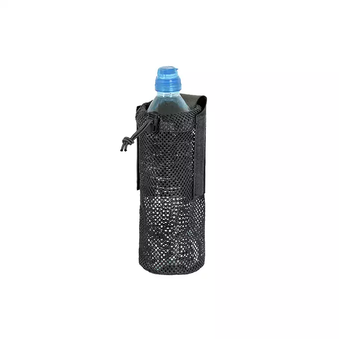 Foldable Bottle Pouch, dual mounting system, Laser Cut - Multicamo Black [8FIELDS]
