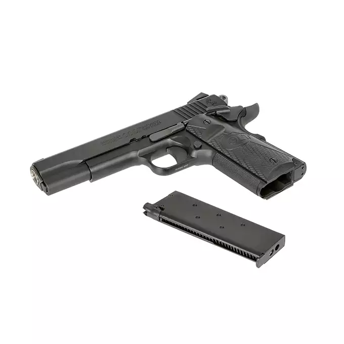 [Zestaw] Licencjonowana replika pistoletu 1911, Combat Elite Commander GBB[Army Armament] + Magazynek na Green Gaz do serii 1911 [Army Armament]