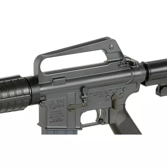 [Zestaw] Gazowa Replika Karabinka Colt 609/GAU-5/A - Black [EMG] + Single Point Airsoft Red Dot - OEG [JJ Airsoft]