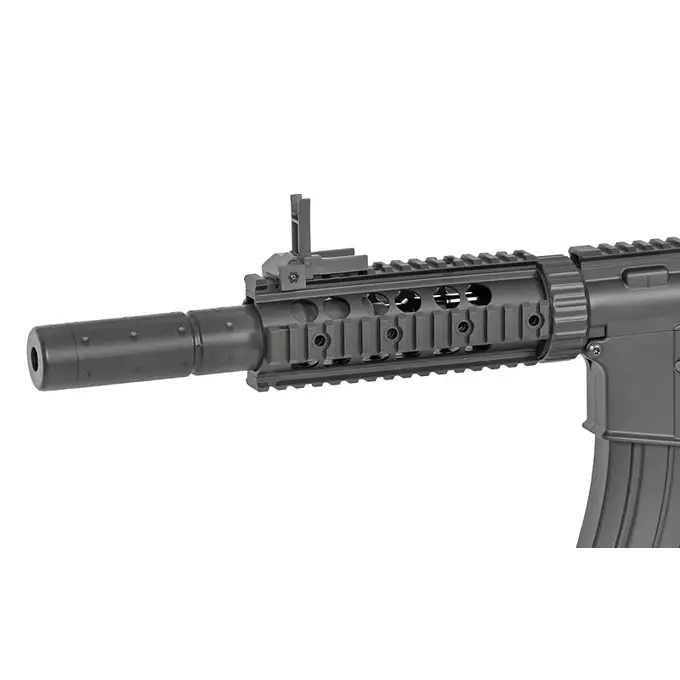 [Zestaw] CM.513 Sport Line, GEN-2 [CYMA] + Stalowy magazynek Mid-Cap na 150 kulek do serii AR-15/M4 - Black
