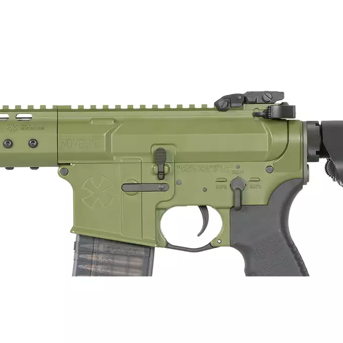 [Zestaw] Replika karabinka Noveske 7.5" Gen III DIPLOMAT Eshooter ETU, GEN-2 - Bazooka Green [EMG] + Ładowarka V3+ do akumulatorów LiPo/LiFe [IPower] + AKUMULATOR AIRSOFTOWY 25C 800MAH 3S1P 11.1V LIPO GENS ACE G-TECH T-PLUG