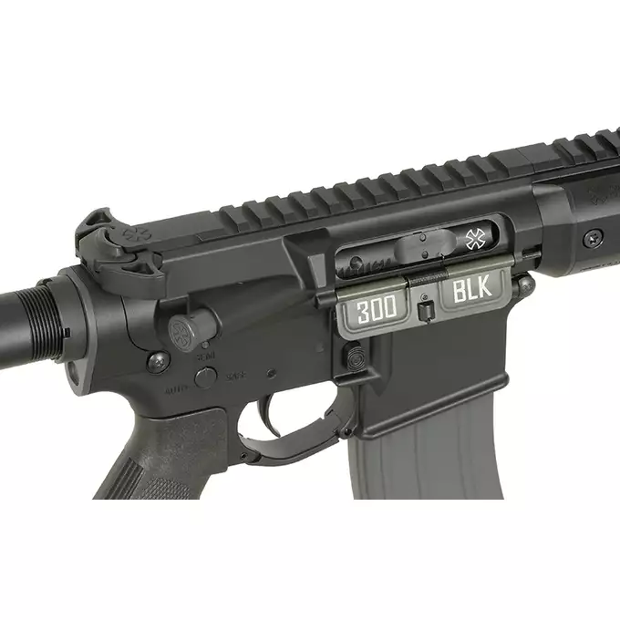 [Zestaw] Replika karabinka Noveske N4 NSR-SD MWS Gen3 GBBR - Black [EMG] + Magazynek na Green Gaz do Karabinków Double Eagle MWS 35 kulek - Black [DE]
