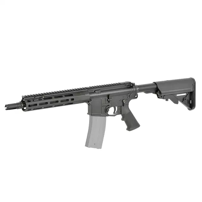 [Zestaw] Replika Knight's Armament KS-3 9,5" GBB - Czarna [WELL PRO] + Magazynek STANAG o pojemności 30 kulek do replik GBBR [Well Pro]