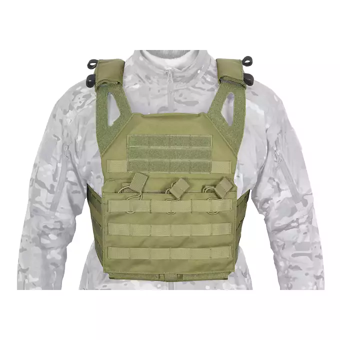 [Zestaw] Jump Plate Carrier Cummerbund - Olive [8FIELDS] + Otwarta potrójna ładownica na magazynki 5.56 - Olive [8FIELDS] + Laser Cut Lower Accessory Utility Pocket with Shockcords for Tourniquet - OD [8FIELDS]