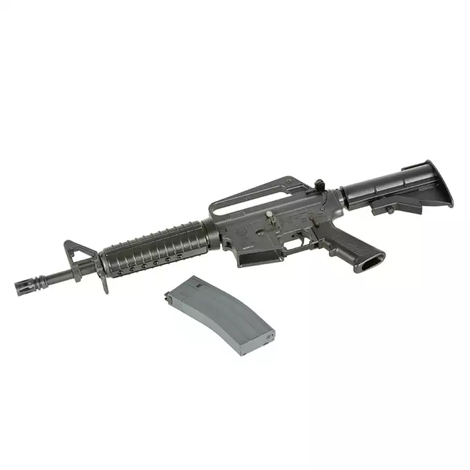 [Zestaw] Gazowa Replika Karabinka Colt M733 Commando CGS Lightning Series - Black [EMG] + Magazynek AR15 Green Gaz do karabinków gazowych CGS, MWS - Black [CGS]