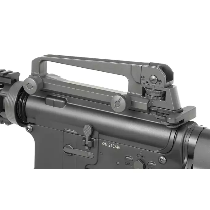 [Zestaw] CM.507 Sport Line, GEN-2 [CYMA] + Stalowy magazynek Mid-Cap na 150 kulek do serii AR-15/M4 - Black