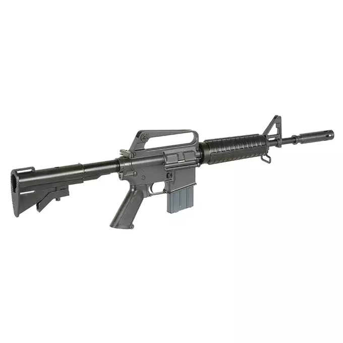 [Zestaw] Gazowa Replika Karabinka Colt 610/GAU-5A/A - Black [EMG] + Single Point Airsoft Red Dot - OEG [JJ Airsoft]