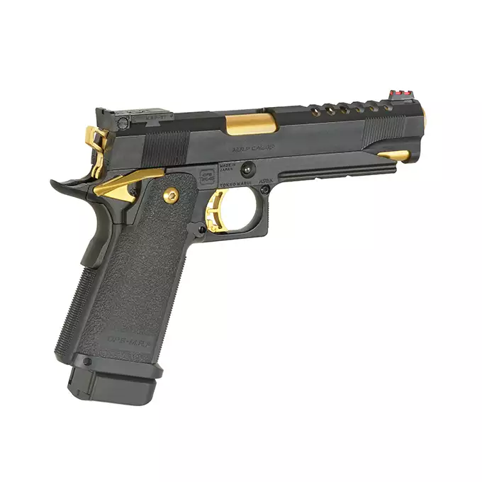 [Zestaw] Replika pistoletu Hi-Capa 5.1 Gold Match GBB [Tokyo Marui] + Magazynek GBB Hi-Capa 4.3/5.1 na 31 kulek [Tokyo Marui]