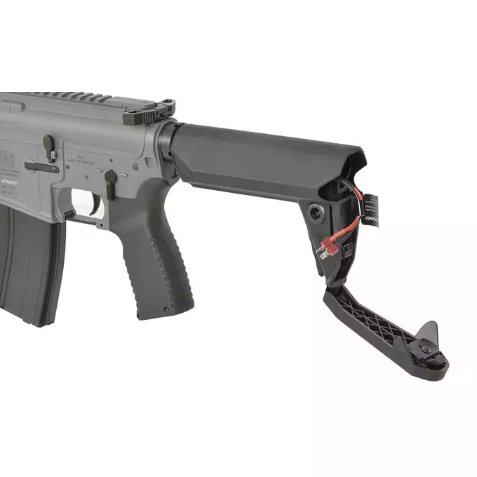 [Zestaw] Replika karabinka SAI GRY 6,5" SBR ESHOOTER ETU, GEN-2 - Grey [EMG] + Ładowarka V3+ do akumulatorów LiPo/LiFe [IPower] + AKUMULATOR AIRSOFTOWY 25C 800MAH 3S1P 11.1V LIPO GENS ACE G-TECH T-PLUG