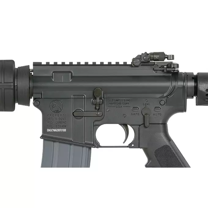 [Zestaw] Replika Karabinka Colt M4A1 14.5" GBB CGS Lightning Series - [CYBERGUN] + Magazynek AR15 Green Gaz do karabinków gazowych CGS, MWS - Black [CGS]