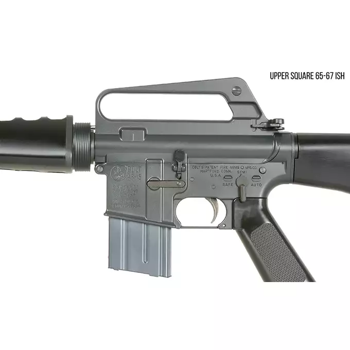 [Zestaw] Gazowa Replika Karabinka Colt 607/GX-5857 - Black [EMG] + Krótki magazynek STANAG 20 kulek Green Gas MWS/CGS - [CGS]