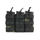 [Zestaw] Prosty Plate Carrier z atrapami miękkich wkładów balistycznych - MB + Otwarta potrójna ładownica na magazynki 5.56 - MB [8FIELDS] + Laser Cut Lower Accessory Utility Pocket with Shockcords for Tourniquet - MB [8FIELDS]
