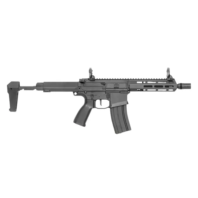 [Zestaw] Karabinek ASG M904G Falcon 3.0 ETU - Black [Double Eagle] + Akumulator Li-Po 1100mAh 7,4V 20C - Deans [IPower] + Ładowarka V3+ do akumulatorów LiPo/LiFe [IPower] + Kulki 0,23g - 3000 szt PROSLICK [P&amp;J]