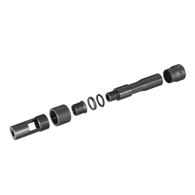 [Zestaw] Imitacja tłumika dźwięku CGS OPS MK12 - MWS [CGS] + Zewnętrzna lufa przedłużająca typu MK12/RECCE/416 [CGS]