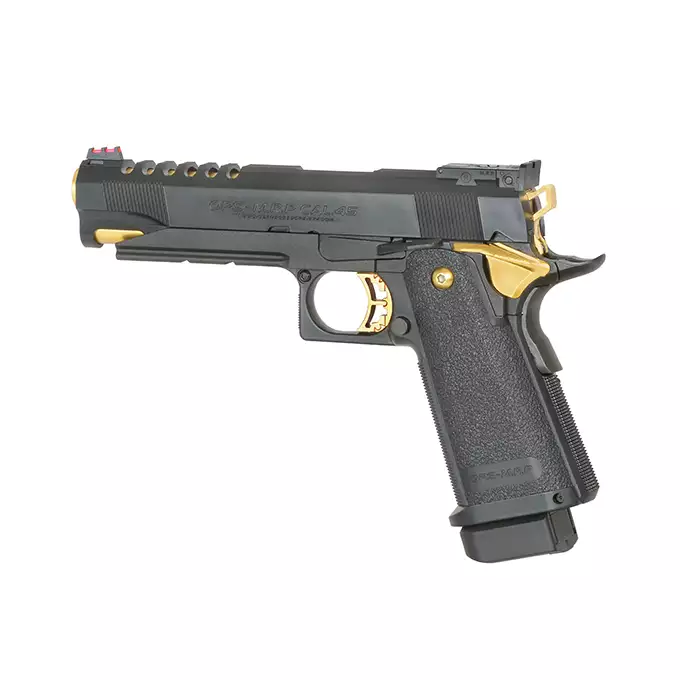 [Zestaw] Replika pistoletu Hi-Capa 5.1 Gold Match GBB [Tokyo Marui] + Magazynek GBB Hi-Capa 4.3/5.1 na 31 kulek [Tokyo Marui]
