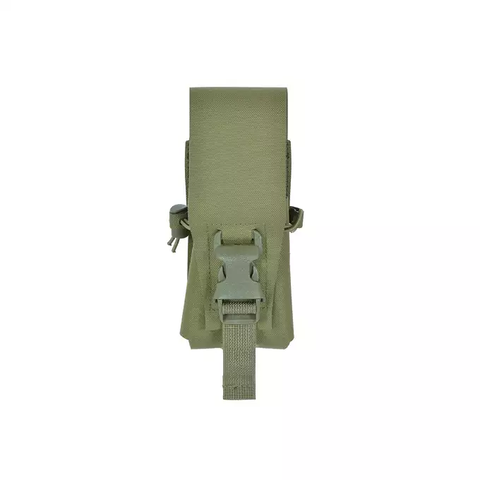 Ładownica na replikę granatu M18 / butelkę 0,5 l Laser Cut MOLLE - Olive [8FIELDS]