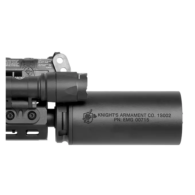 [Zestaw] Replika Knight's Armament KS-1 13" GBB - Czarna [EMG] + Licencjonowana replika tłumika KAC QDC tracer - Black [EMG] + Perfect BB Kulki Tracer 0,28g BIO - 2000 SZT [BLS]