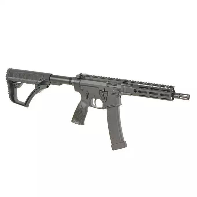 [Zestaw] Replika PCC SBR Daniel Defense MWS GBB - Black [EMG] + Magazynek PCC Daniel Defense Green Gas 40 kulek [DE]