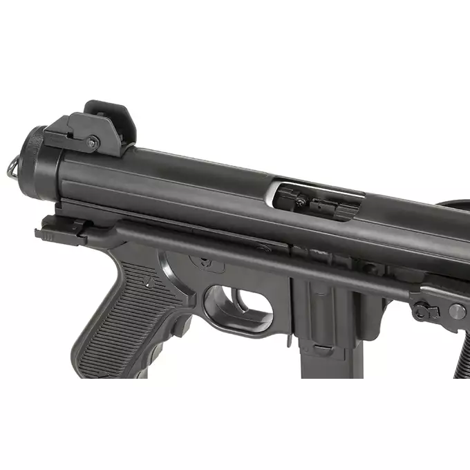 [Zestaw] Pistolet Maszynowy M12s AEG [S&amp;T] + Magazynek mid-cap 120 kulek - MP40/Sten/M12S [AGM]