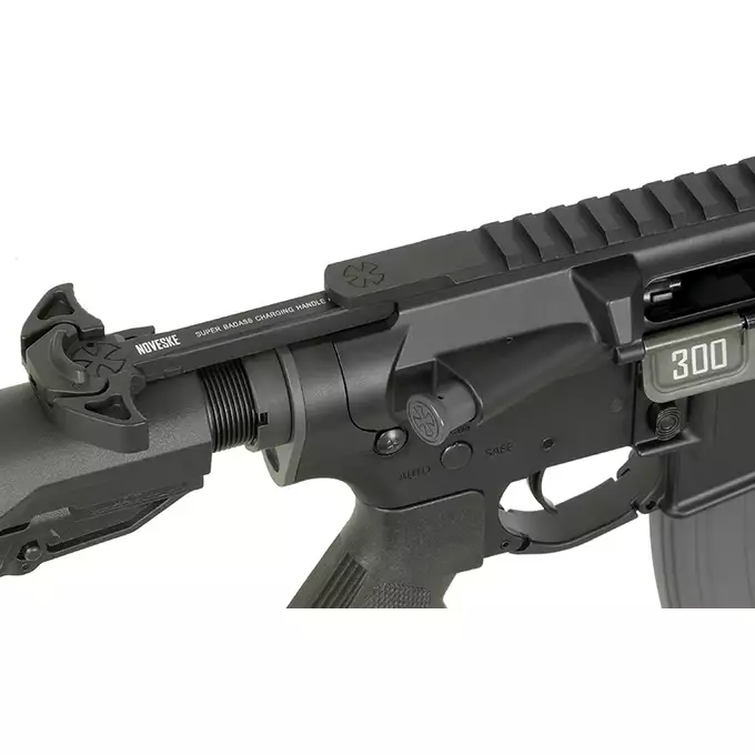 [Zestaw] Replika karabinka Noveske N4 NSR-SD MWS Gen3 GBBR - Black [EMG] + Magazynek na Green Gaz do Karabinków Double Eagle MWS 35 kulek - Black [DE]