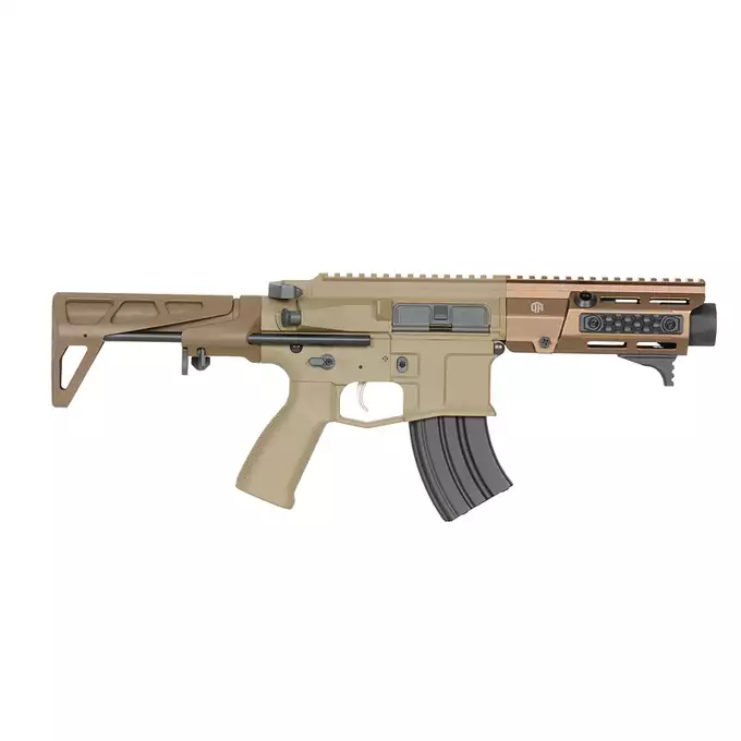 [Zestaw] Karabinek ASG M923A DEK762 7.62 / 300 BLK Falcon 3.0 ETU - Tan [Double Eagle] + Akumulator Li-Po 1100mAh 11,1V 20C - Deans [IPower] + Ładowarka IP3025 - LiPo/LiFe/NiMH 25W/3A [IPower] + Kulki 0,23g - 3000 szt PROSLICK [P&amp;J]