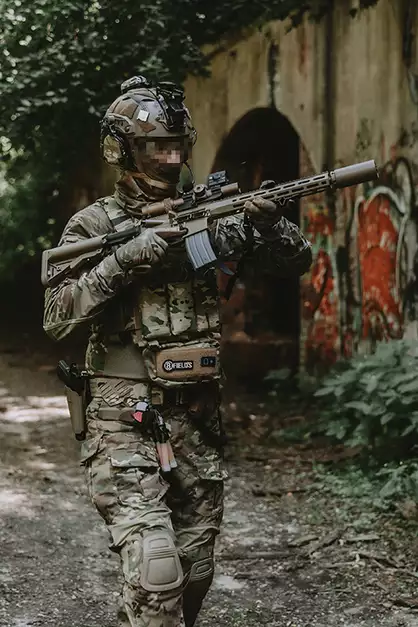 Licencjonowana replika tłumika KAC QDC tracer - FDE [EMG]
