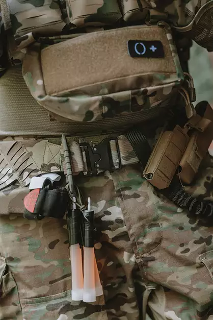 Pas taktyczny Laser-Cut Hybrid MOLLE 45° - Multicamo [8FIELDS]