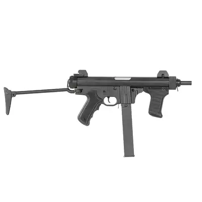 [Zestaw] Pistolet Maszynowy M12s AEG [S&amp;T] + Magazynek mid-cap 120 kulek - MP40/Sten/M12S [AGM]