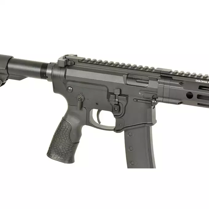 [Zestaw] Replika PCC SBR Daniel Defense MWS GBB - Black [EMG] + Magazynek PCC Daniel Defense Green Gas 40 kulek [DE]