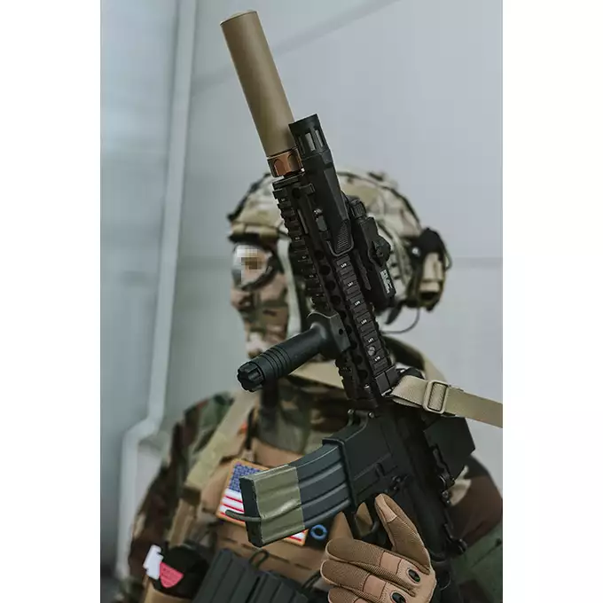 [Zestaw] Replika karabinka MK18 Mod.1 MWS ZET System, GBBR Cerakote [Tokyo Marui] + M4A1 MWS GBB, Magazynek na 35 kulek [Tokyo Marui]
