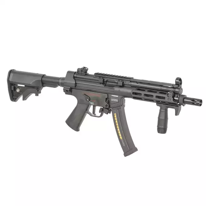 [Zestaw] Replika MP5 CM.041H ESHOOTER ETU, GEN-2, Licencjonowane Przez UMAREX - [CYMA] + Magazynek mid-cap do MP5 Długi -130BB [CYMA]