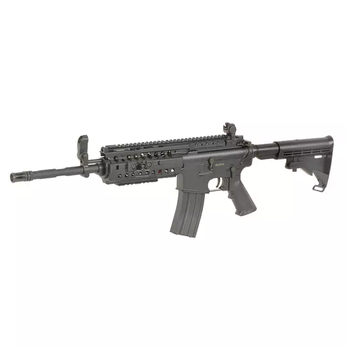 [Zestaw] CM.508 Sport Line, GEN-2 [CYMA] + Stalowy magazynek Mid-Cap na 150 kulek do serii AR-15/M4 - Black