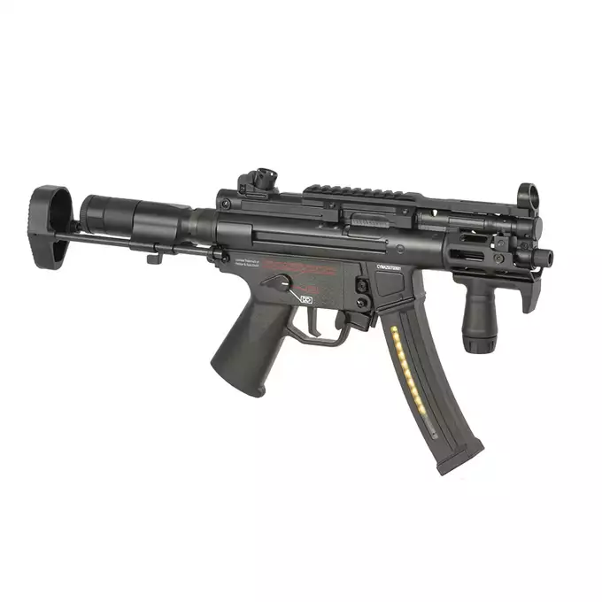 [Zestaw] Replika MP5K CM.041L ESHOOTER ETU, GEN-2, Licencjonowane Przez UMAREX - [CYMA] + Magazynek mid-cap do MP5 Długi -130BB [CYMA]
