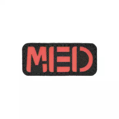 Naszywka Laser Cut MED - Czerwona [8Fields]
