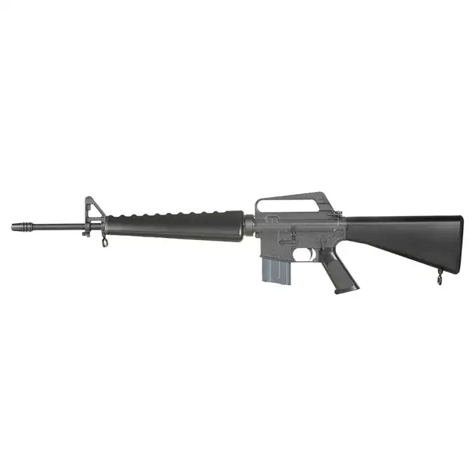 [Zestaw] Gazowa Replika Karabinka Colt 603/XM16E1 - Black [CGS] + Krótki magazynek STANAG 20 kulek Green Gas MWS/CGS - [CGS]