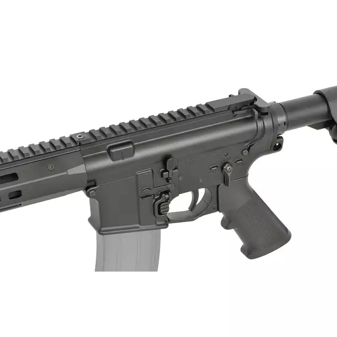 [Zestaw] Replika Knight's Armament KS-3 9,5" GBB - Czarna [WELL PRO] + Magazynek STANAG o pojemności 30 kulek do replik GBBR [Well Pro]