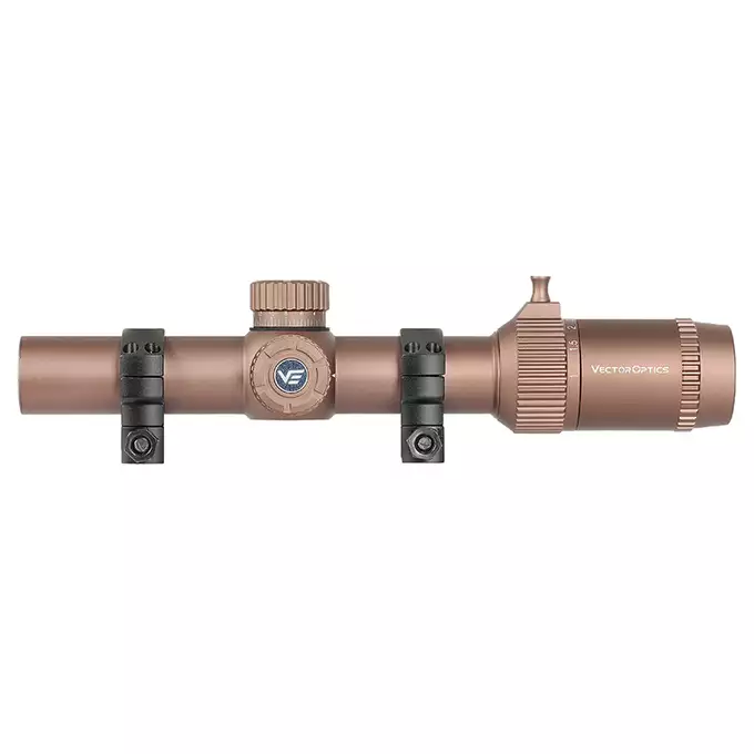Forester 1-8x24 SFP LPVO Rifle Scope - FDE [Vector Optics]