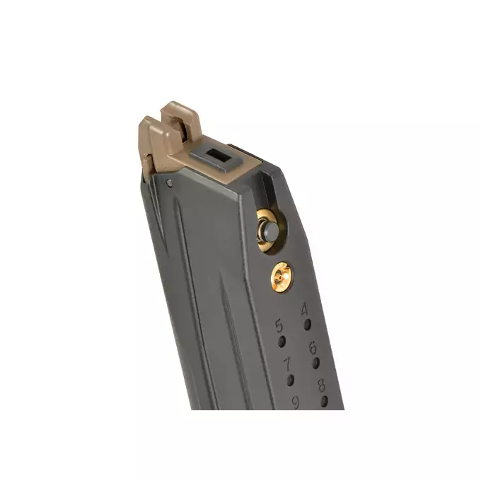 [Zestaw] Magazynek Green Gas do FN509 - TAN [Cybergun]