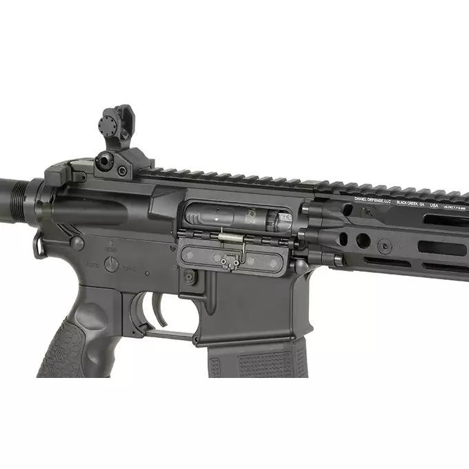 [Zestaw] Replika Daniel Defense MK18 RIII 10.3" Eshooter ETU, GEN-2 - Black [EMG] + Ładowarka V3+ do akumulatorów LiPo/LiFe [IPower] + AKUMULATOR AIRSOFTOWY 25C 800MAH 3S1P 11.1V LIPO GENS ACE G-TECH T-PLUG