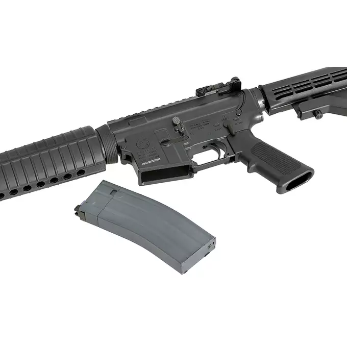 [Zestaw] Replika Karabinka Colt M4A1 14.5" GBB CGS Lightning Series - [CYBERGUN] + Magazynek AR15 Green Gaz do karabinków gazowych CGS, MWS - Black [CGS]