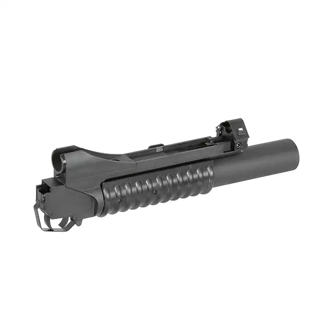 [Zestaw] Replika Amerykańskiego Granatnika 12" Lightweight - Black [S&amp;T] + Granat AceHive [AceTech] + Airsoft Green Gaz 1000ml [Pro Tech Guns]