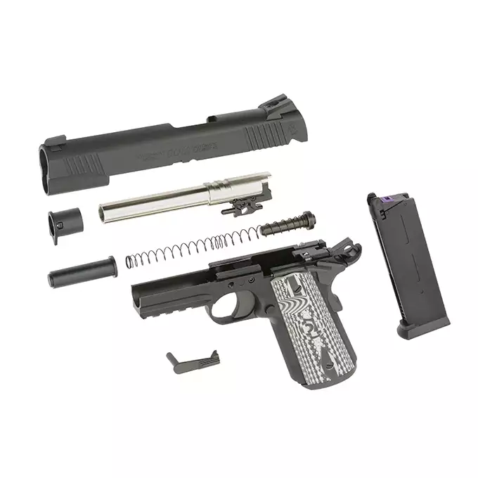 [Zestaw] Licencjonowana replika pistoletu Colt M45A1 Combat Unit [Army Armament] + Magazynek na Green Gaz do R48 [Army Armament]