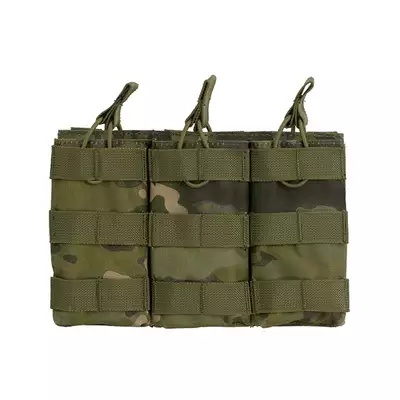 [Zestaw] Jump Plate Carrier Cummerbund - MT [8FIELDS] + Otwarta potrójna ładownica na magazynki 5.56 - MT [8FIELDS] + Dolna kieszeń użytkowa na akcesoria z linkami shockcord, Laser Cut - Multicamo Tropic [8FIELDS]