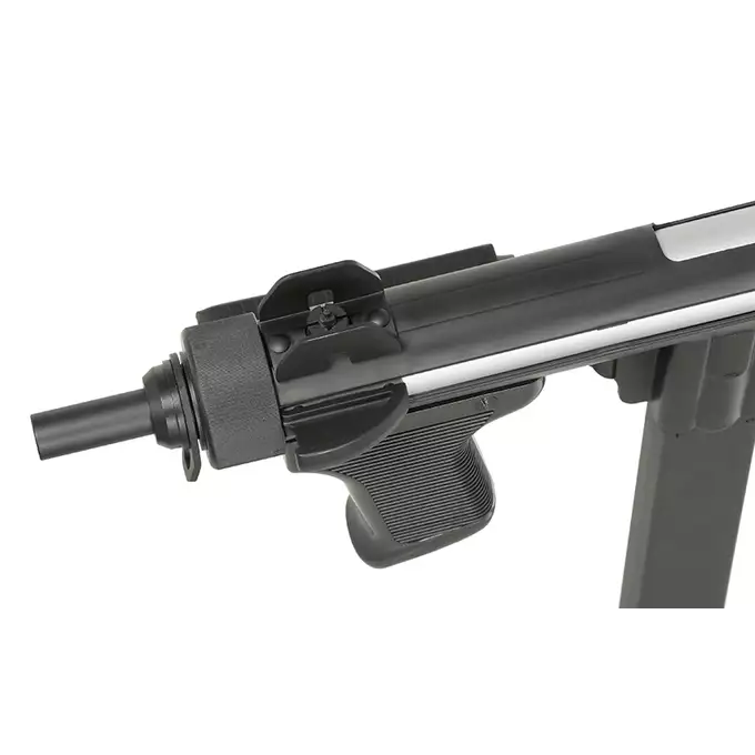 [Zestaw] Pistolet Maszynowy M12s AEG [S&amp;T] + Akumulator Li-Po 600mAh 7,4V 20C - Tamiya [VB] + Ładowarka V3+ do akumulatorów LiPo/LiFe [IPower] + Kulki 0,23g - 3000 szt PROSLICK [P&amp;J]